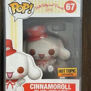 Funko Pop! Hello Kitty & Friends #67 Cinnamoroll Vinyl Figure - White & Red